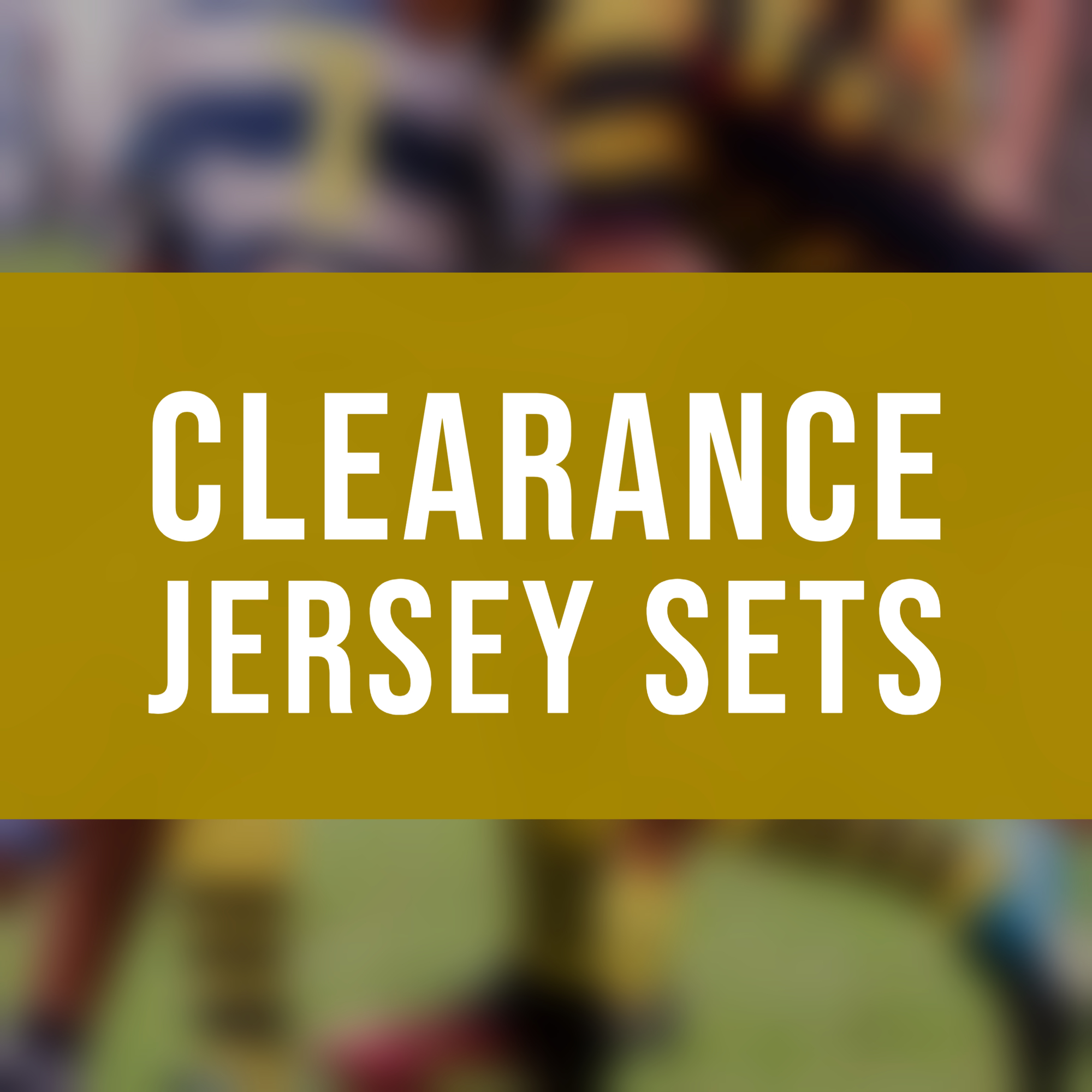 Clearance Match Jersey Sets