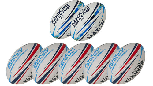 KooGa Essential Practice and Match Ball Kit (7-Ball) with mesh carrying bag