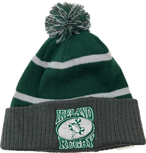 Ireland Rugby Pom Pom Hat