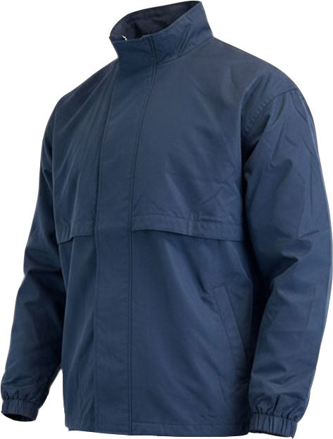 Navy blue jacket from the Ruggers pre-game tracksuit, with stand-up collar and front zip