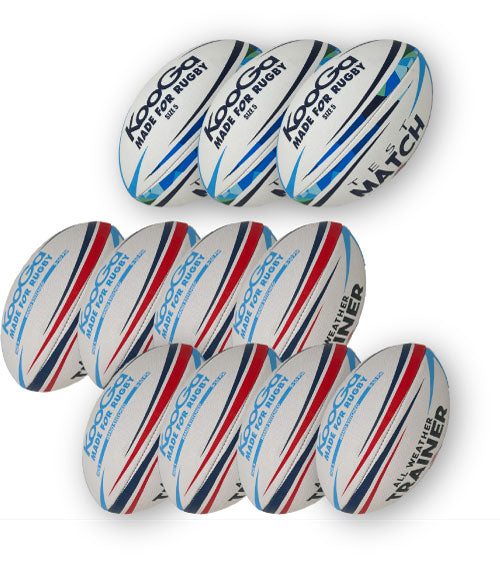 KooGa Premium Practice and Match Ball Kit (11-Ball) with mesh carrying bag