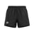 Ruggers Rugby Supply Auckland black rugby shorts with a rubberized waistband and side stretch panels.