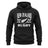 Ruggers Rugby Supply black unisex fleece hoody with white New Zealand Rugby logo and drawstring hood