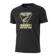 Ruggers Rugby Supply black unisex tri-blend t-shirt featuring a Space Force Select Side graphic logo on the chest.