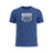 Ruggers Rugby Supply blue tri-blend t-shirt featuring a white and blue Rugby Mom logo on the chest.