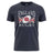 Ruggers Rugby Supply navy blue short sleeve England Rugby tri-blend t-shirt with white logo and Union Jack graphic