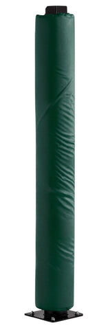 Ruggers Rugby Supply 6-foot green foam goal post pad with durable PU cover and velcro straps for easy setup.