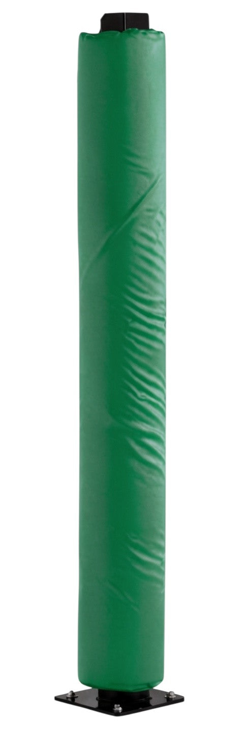 Ruggers Rugby Supply green 6-foot goal post pad with 2-inch thick foam and durable PU cover for field safety