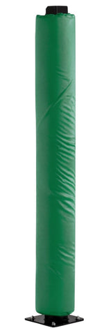 Ruggers Rugby Supply green 6-foot goal post pad with 2-inch thick foam and durable PU cover for field safety
