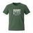 Ruggers Rugby Supply green tri-blend t-shirt featuring a white Rugby Dad graphic logo on the chest.