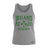 Ruggers Rugby Supply grey unisex tank top featuring a green Ireland Rugby shamrock logo on the chest.