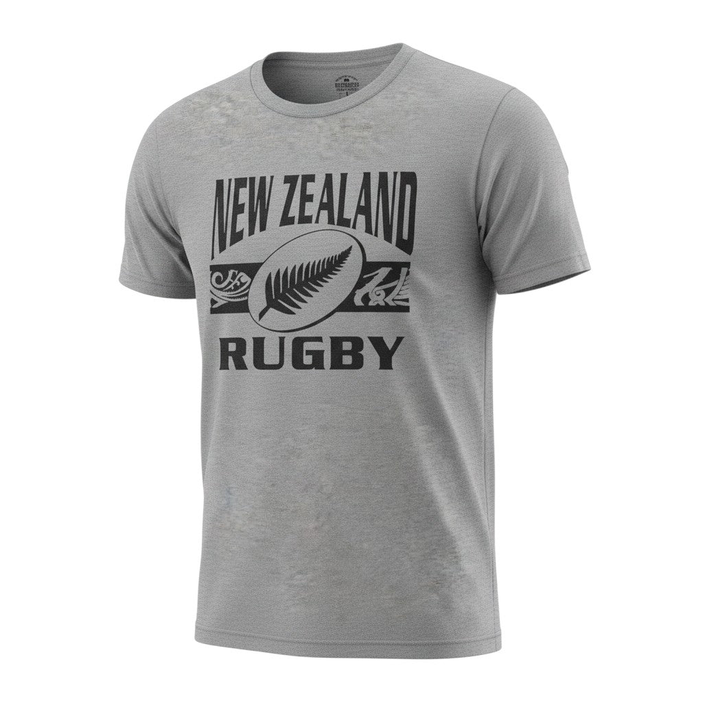 New Zealand Rugby T-Shirt – Short Sleeve Fan Tee – Ruggers Rugby
