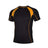 Ruggers Rugby Supply KooGa black and gold moisture-wicking performance training tee with athletic fit