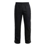 Ruggers Rugby Supply KooGa Club II black performance tracksuit pants with zippered ankles and side piping detail