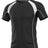 Ruggers Rugby Supply KooGa black and white moisture-wicking performance training tee with athletic fit