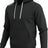 Ruggers Rugby Supply KooGa black full zip hoodie with white drawstrings, scuba neck, and shoulder logo branding.