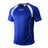 Ruggers Rugby Supply KooGa blue performance training tee with white side panels and moisture-wicking fabric.