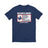 Ruggers Rugby Supply navy blue tri-blend t-shirt featuring an Old Boys Rugby Rated M for Mature graphic print.