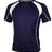 Ruggers Rugby Supply KooGa navy and white moisture-wicking performance training tee with athletic fit.