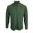 Ruggers Rugby Supply olive green KooGa performance quarter zip pullover with moisture-wicking stretch fabric.