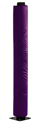 Ruggers Rugby Supply purple 6-foot foam goal post pad with durable PU cover and velcro straps for easy setup.
