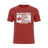 Ruggers Rugby Supply red tri-blend t-shirt featuring a white Old Boys Rugby Rated M for Mature graphic print