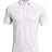 Ruggers Rugby Supply white Under Armour moisture-wicking polo shirt with a rib knit collar and retail fit