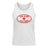 Ruggers Rugby Supply white unisex tank top with a red distressed Give Blood Play Rugby logo graphic