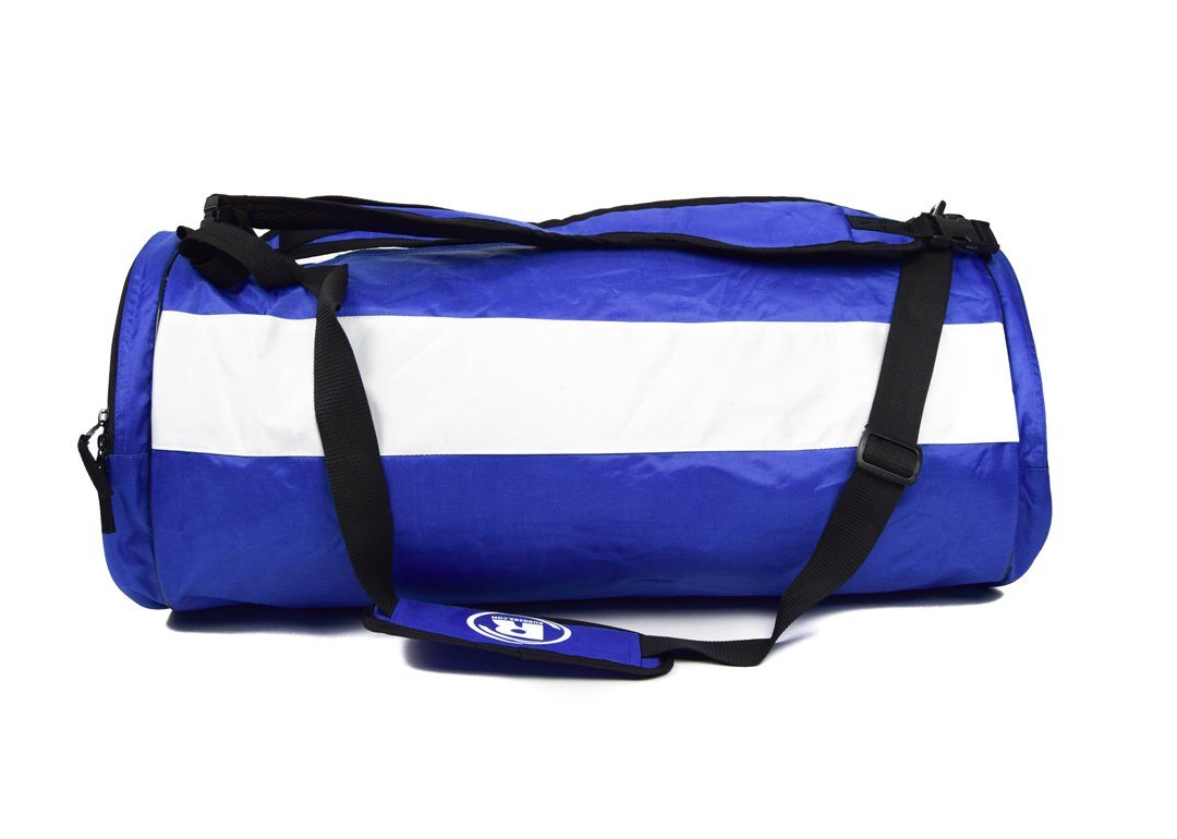 Blue Barrel Bag