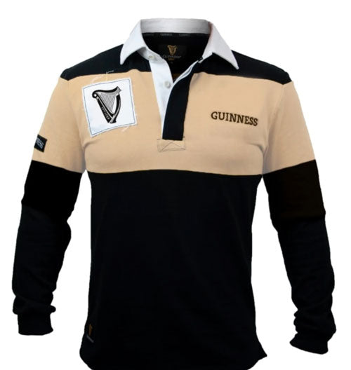 Guinness Rugby Shirt with Harp Patch