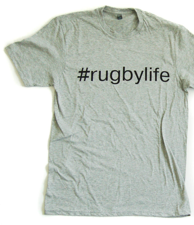 Graphic Tees - #RugbyLife Tee Shirt