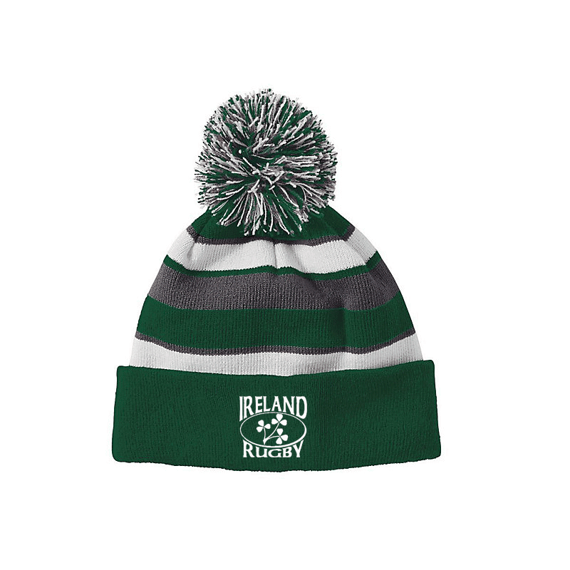 Ireland Rugby Pom Pom Hat Ruggers Rugby Supply