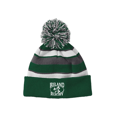 Ireland Rugby Pom Pom Hat - Ruggers Rugby Supply