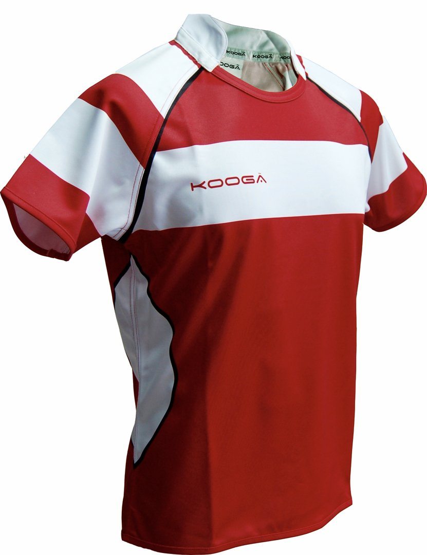 Kooga Cardiff I Rugby Jersey Maroon White Clearance Set Ruggers Rugby Supply