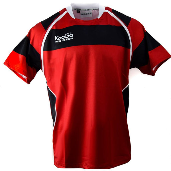 Kooga Cardiff II Rugby Jersey (Red/Black) Clearance Sets Ruggers