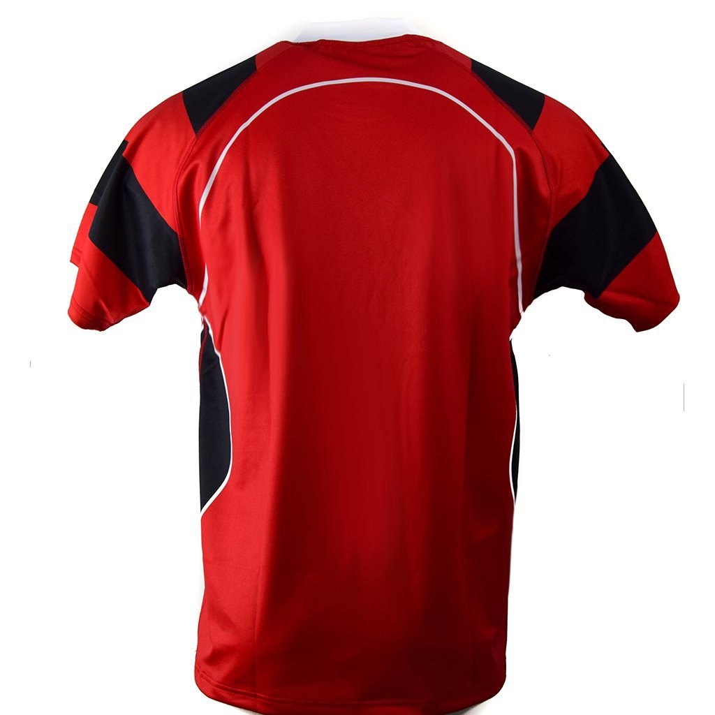 Kooga Cardiff II Rugby Jersey (Red/Black): Clearance Sets