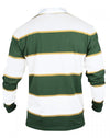 Croker Green &amp; White Striped Ireland Rugby Jersey