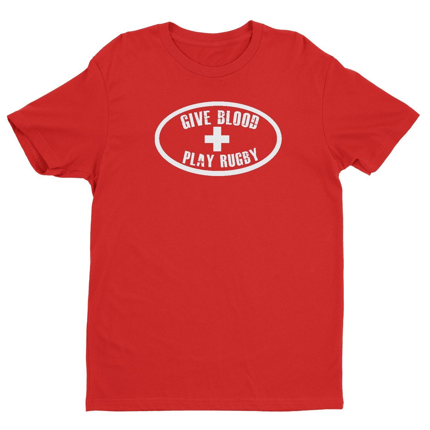 Give Blood, Play Rugby Shirt Tee Give Blood, Play Rugby Shirt Tee