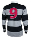 Pitchside - Guinness Grey &amp; Black Striped Rugby Jersey