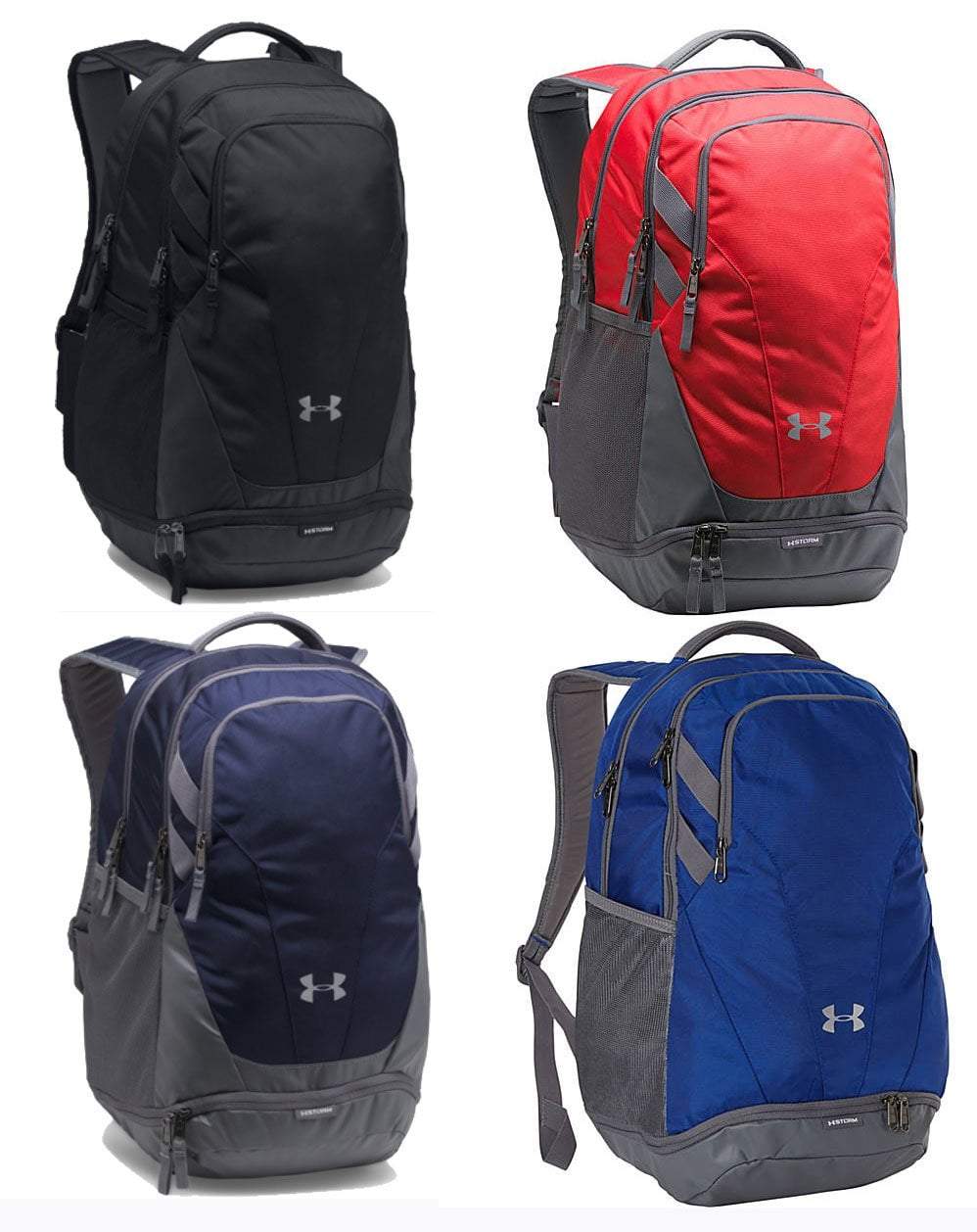 Under Armour Hustle Storm Backpack in Blue