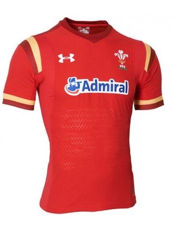 Under Armour Wales Rugby WRU Supporters Jersey 15 16 Anthracite