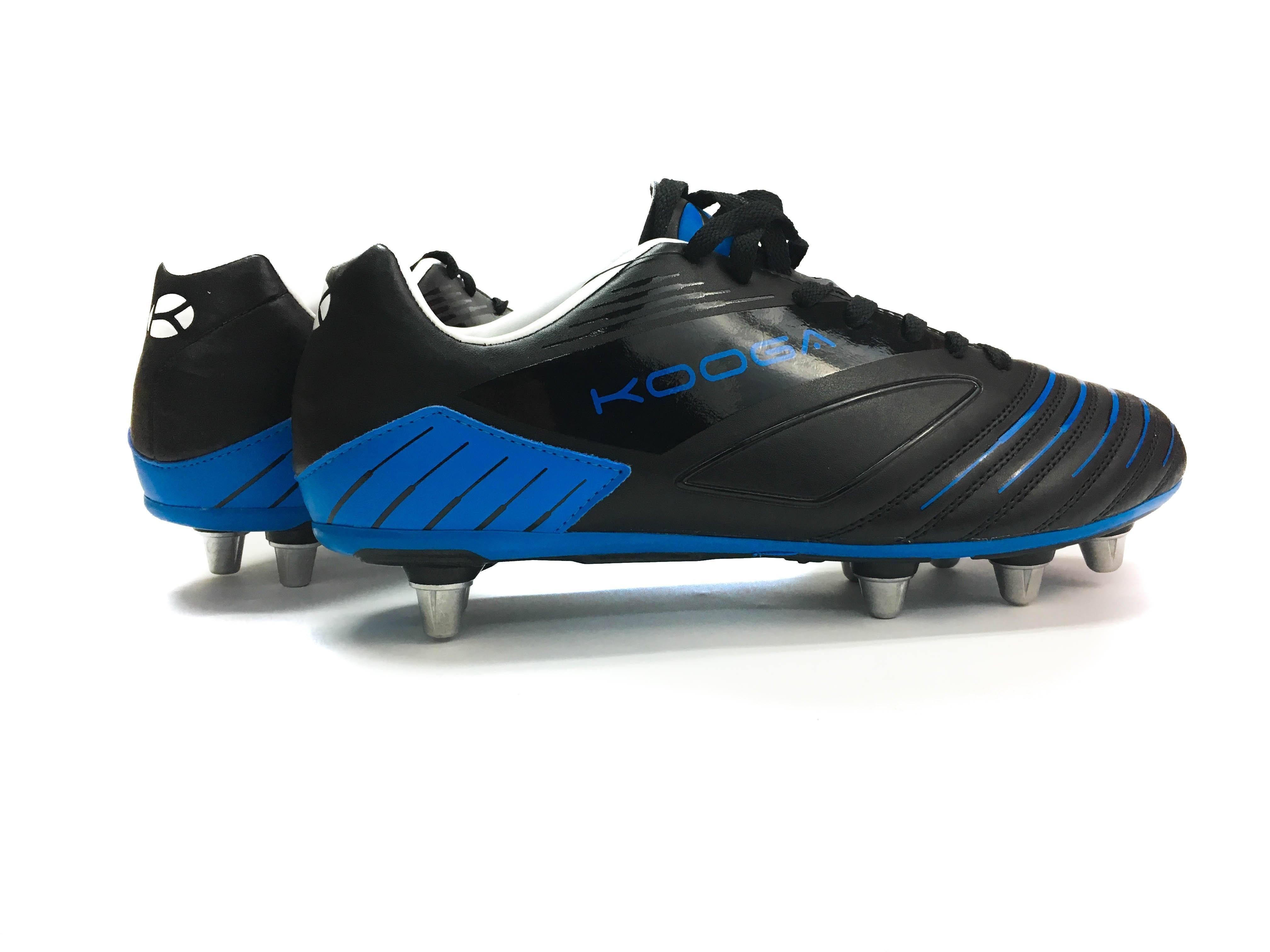 Kooga Advantage Rugby Boot Black Blue 9