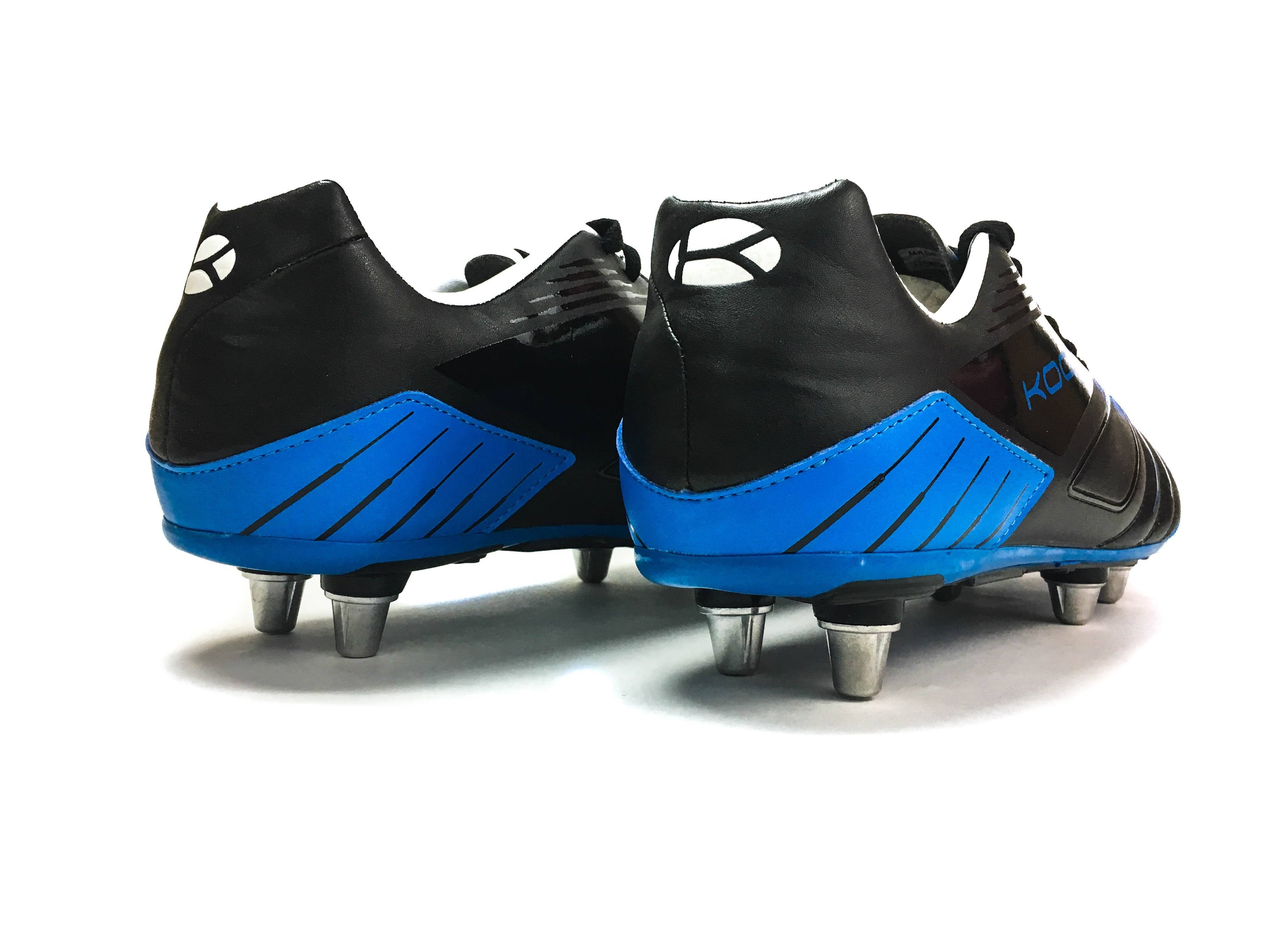 Kooga Advantage Rugby Boot Black Blue 9