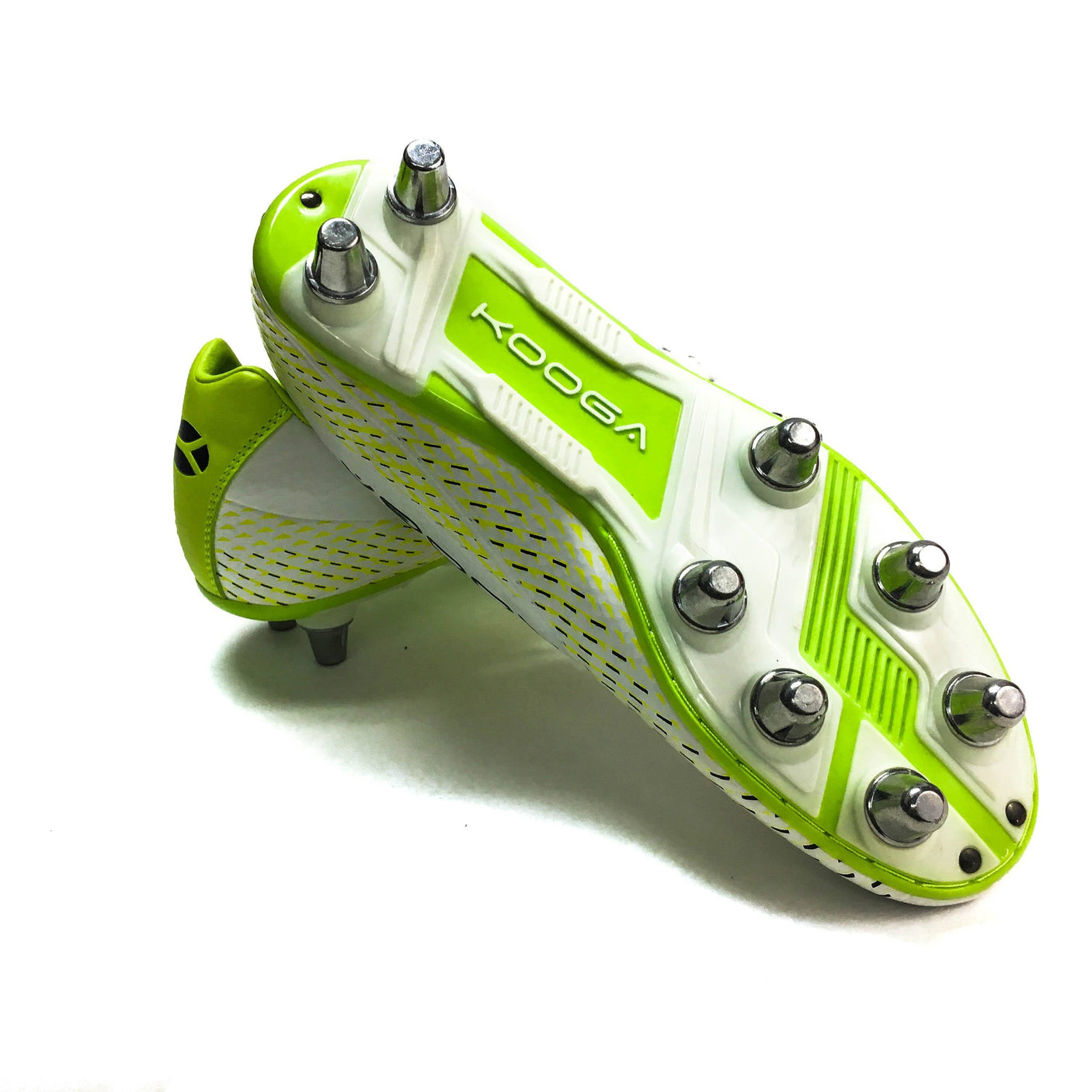 Rugby Boots - Kooga Combat Rugby Boot (White Green)