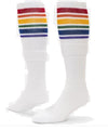 Sock - Rainbow Cuff Knee High Socks